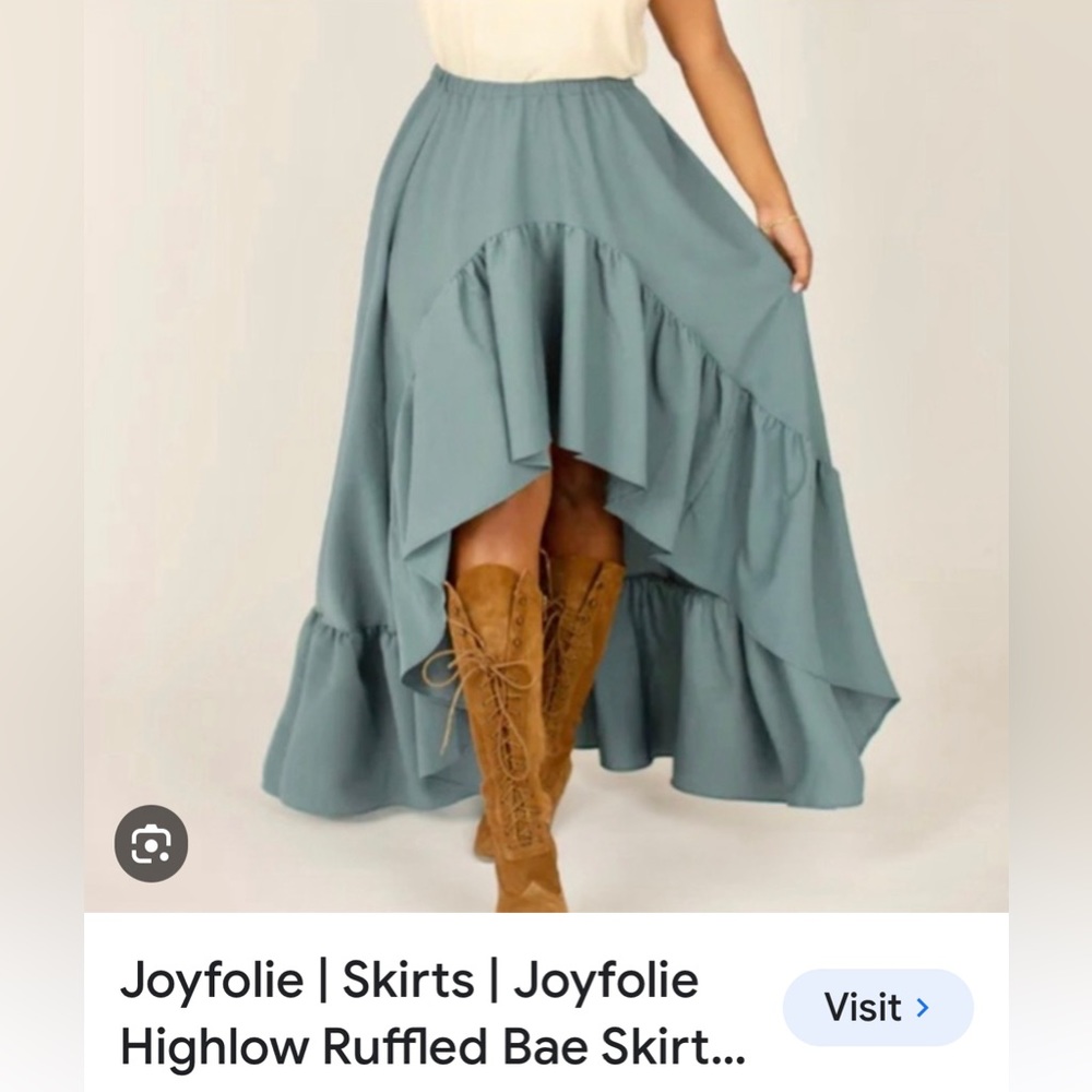 NWT black bae skirt hi-lo